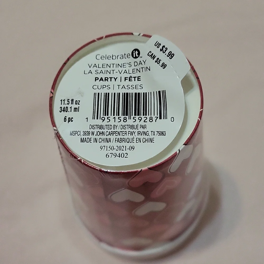 Valentine's Day Disposable Tableware